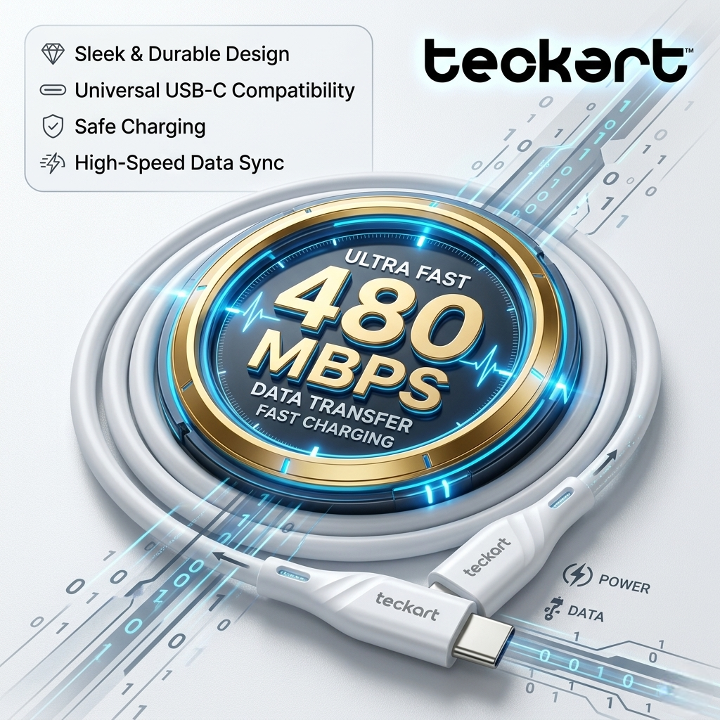 TEC53 USB C to USB C Cable - Image 2